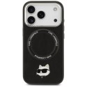 Karl Lagerfeld Choupette Pin MagSafe - Etui iPhone 17 Pro Max (czarny)