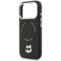 Karl Lagerfeld Choupette Pin MagSafe - Etui iPhone 17 Pro Max (czarny)