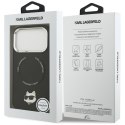Karl Lagerfeld Choupette Pin MagSafe - Etui iPhone 17 Pro Max (czarny)