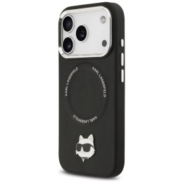 Karl Lagerfeld Choupette Pin MagSafe - Etui iPhone 17 Pro (czarny)