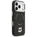 Karl Lagerfeld Choupette Pin MagSafe - Etui iPhone 17 Pro (czarny)
