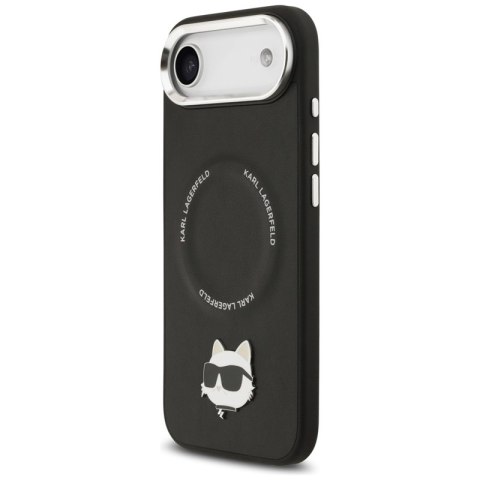 Karl Lagerfeld Choupette Pin MagSafe - Etui iPhone Air (czarny)