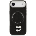 Karl Lagerfeld Choupette Pin MagSafe - Etui iPhone Air (czarny)