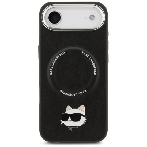 Karl Lagerfeld Choupette Pin MagSafe - Etui iPhone Air (czarny)
