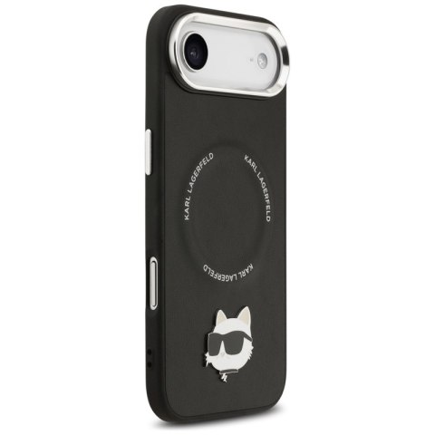 Karl Lagerfeld Choupette Pin MagSafe - Etui iPhone Air (czarny)