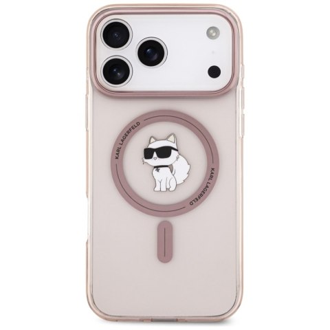 Karl Lagerfeld IML Choupette MagSafe - Etui iPhone 17 Pro Max (różowy)
