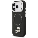 Karl Lagerfeld Karl & Choupette Pins MagSafe - Etui iPhone 17 Pro (czarny)