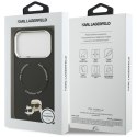 Karl Lagerfeld Karl & Choupette Pins MagSafe - Etui iPhone 17 Pro (czarny)