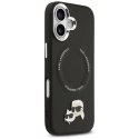 Karl Lagerfeld Karl & Choupette Pins MagSafe - Etui iPhone 17 (czarny)