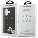 Karl Lagerfeld Karl & Choupette Pins MagSafe - Etui iPhone 17 (czarny)