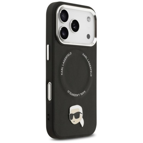 Karl Lagerfeld Karl Pin MagSafe - Etui iPhone 17 Pro (czarny)