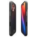 Spigen Enzo Aramid T Mag MagSafe - Etui do iPhone 17 (Black/Silver)
