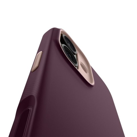 Spigen Nano Pop Mag MagSafe - Etui do iPhone 17 (Burgundy Bean)
