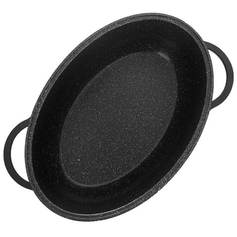 Brytfanna granitowa z pokrywką owalna GRANDE 8 l, 45x27,5 cm