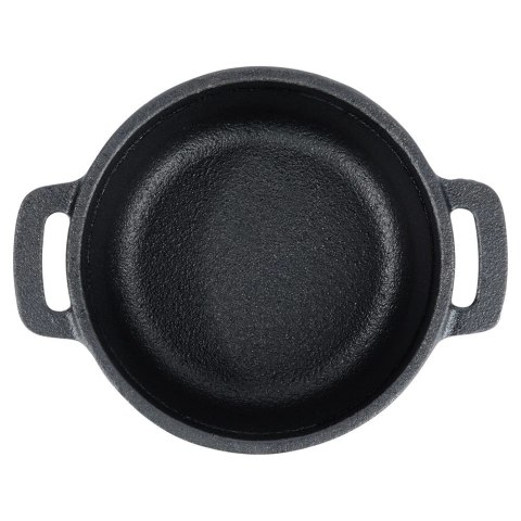 Garnek do Serwowania VILDE Żeliwny 10 cm 250 ml Pokrywka CAST LINE