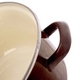 Garnek emaliowany BROWN 16 cm, 1 l