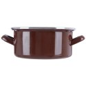 Garnek emaliowany BROWN 18,5 cm, 1,6 l