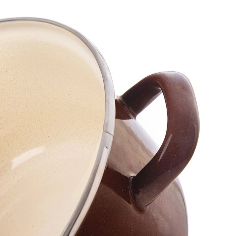 Garnek emaliowany BROWN 18,5 cm, 1,6 l