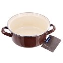Garnek emaliowany BROWN 18,5 cm, 1,6 l