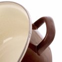 Garnek Emaliowany 2 L ORION BROWN Retro 18 cm Indukcja Zmywarka