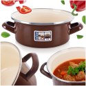 Garnek emaliowany BROWN 20,5 cm, 2,2 l
