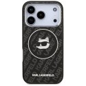 Karl Lagerfeld IML Choupette Head Logo MagSafe - Etui iPhone 17 Pro Max (czarny)