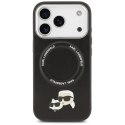 Karl Lagerfeld Karl & Choupette Pins MagSafe - Etui iPhone 17 Pro Max (czarny)