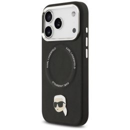 Karl Lagerfeld Karl Pin MagSafe - Etui iPhone 17 Pro Max (czarny)