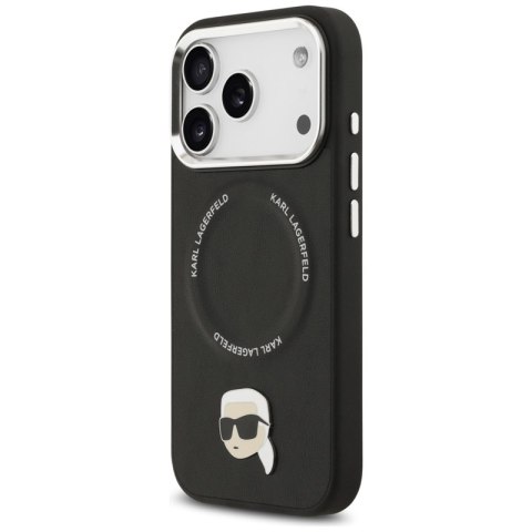 Karl Lagerfeld Karl Pin MagSafe - Etui iPhone 17 Pro Max (czarny)