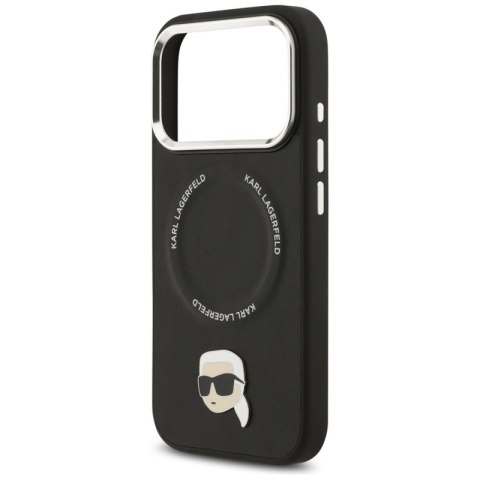 Karl Lagerfeld Karl Pin MagSafe - Etui iPhone 17 Pro Max (czarny)
