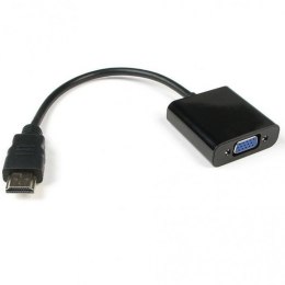Techly IDATA-HDMI-VGA2A adapter kablowy 0,15 m VGA+3.5mm Czarny
