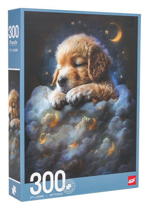 Zestaw Puzzli 300el. Piesek w Chmurach