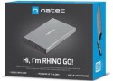 Zewnętrzna obudowa dysku Natec Rhino GO SATA 2,5" szary