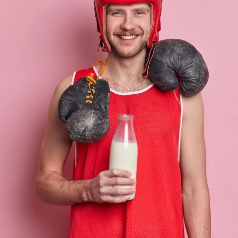 Butelka na Mleko ORION Szklana 1 L z Zakrętką do Napojów Soku