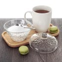 Cukierniczka Szklana LAV 330 ml Elegancka z Pokrywką do Serwowania
