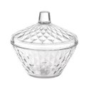Cukierniczka Szklana LAV 330 ml Elegancka z Pokrywką do Serwowania
