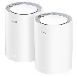 DOMOWY SYSTEM WI-FI MESH M3000(2-PACK) Wi-Fi 6 2.4 GHz, 5 GHz, 574 Mb/s + 2402 Mb/s CUDY
