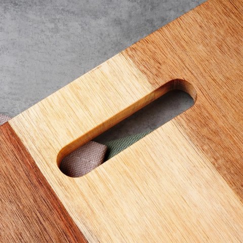 Deska do Krojenia EXCELLENT HOUSEWARE 30 x 20 cm Akacjowa z Uchem