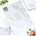 Deska do Krojenia Szklana VILDE 40x30 cm Hartowana Marmur Biały Dekoracyjna