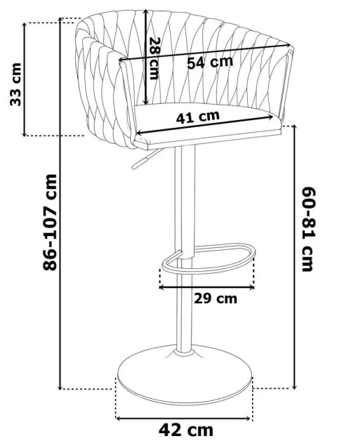 Hoker barowy Cofton Black czarny Velvet