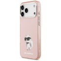 Karl Lagerfeld IML Aquarelle Choupette & Logo MagSafe - Etui iPhone 17 Pro Max (różowy)