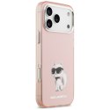 Karl Lagerfeld IML Aquarelle Choupette & Logo MagSafe - Etui iPhone 17 Pro Max (różowy)