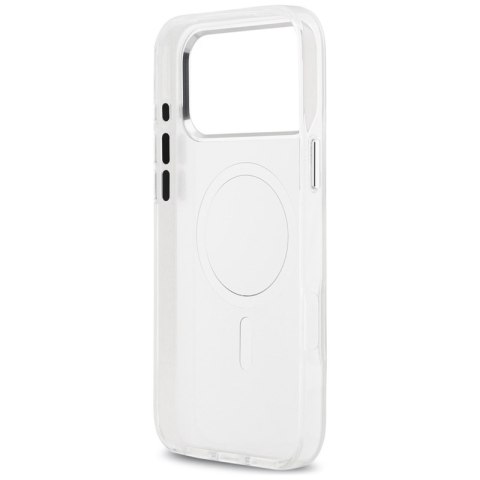 Karl Lagerfeld IML Aquarelle Karl & Choupette & Logo MagSafe - Etui iPhone 17 Pro Max (biały)