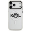 Karl Lagerfeld IML Choupette Sketch Logo MagSafe - Etui iPhone 17 Pro Max (przezroczysty)