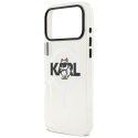 Karl Lagerfeld IML Choupette Sketch Logo MagSafe - Etui iPhone 17 Pro Max (przezroczysty)