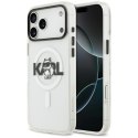 Karl Lagerfeld IML Choupette Sketch Logo MagSafe - Etui iPhone 17 Pro (przezroczysty)