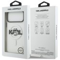 Karl Lagerfeld IML Choupette Sketch Logo MagSafe - Etui iPhone 17 Pro (przezroczysty)