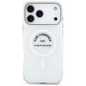 Karl Lagerfeld IML Karl RSG Logo MagSafe - Etui iPhone 17 Pro Max (przezroczysty)
