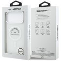 Karl Lagerfeld IML Karl RSG Logo MagSafe - Etui iPhone 17 Pro Max (przezroczysty)
