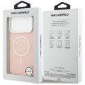 Karl Lagerfeld IML Karl RSG Logo MagSafe - Etui iPhone 17 Pro Max (różowy)